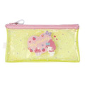 Sanrio 三麗鷗 拉鏈透明扁平筆袋 (亮片款) Kitty 美樂蒂 酷洛米 布丁狗 大耳狗 帕恰狗_4