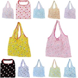 Sanrio 三麗鷗 環保折疊購物袋 15L (滿版款) Kitty 美樂蒂 酷洛米 布丁狗 大耳狗