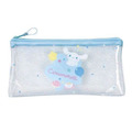 Sanrio 三麗鷗 拉鏈透明扁平筆袋 (亮片款) Kitty 美樂蒂 酷洛米 布丁狗 大耳狗 帕恰狗_1