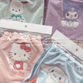 Sanrio 三麗鷗 絨毛刺繡束口袋 (坐姿款) Kitty 酷洛米 大耳狗 帕恰狗_1