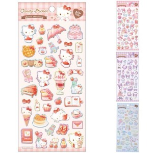 Sanrio 三麗鷗 造型立體貼紙 (甜點款) Kitty 美樂蒂 酷洛米 大耳狗