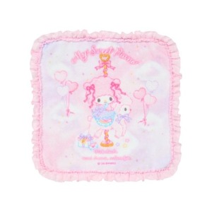 ▲新品特價【限購】Sanrio三麗鷗 Piano 蕾絲純棉方巾 25x25cm (夢想緞帶)