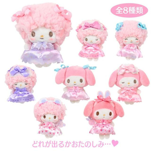 ▲新品特價【限購排單】Sanrio三麗鷗 Piano 迷你絨毛手指玩偶 全套8入盲盒 (夢想緞帶)