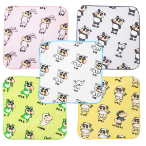 蠟筆小新 棉質方巾 20x20cm (變裝款)