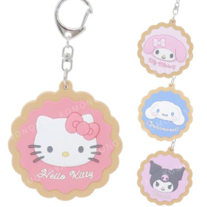 Sanrio 三麗鷗 PVC造型鏡子吊飾 (餅乾款) Kitty 美樂蒂 酷洛米 大耳狗