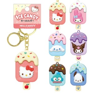 Sanrio 三麗鷗 橡膠造型鑰匙圈 (冰棒款) Kitty 酷洛米 大耳狗 帕恰狗