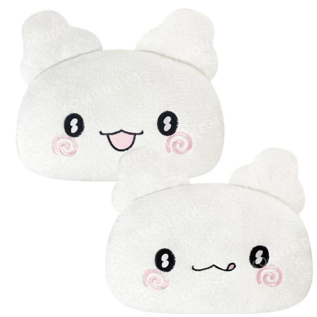 Sanrio 三麗鷗 花丸 螢光絨毛造型抱枕 (大臉款)