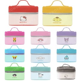 Sanrio 三麗鷗 皮質手提化妝包 (眨眼款) Kitty 美樂蒂 酷洛米 大耳狗