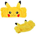 寶可夢 絨毛造型吸水髮帶 (大臉款) 皮卡丘 伊布 胖丁_1
