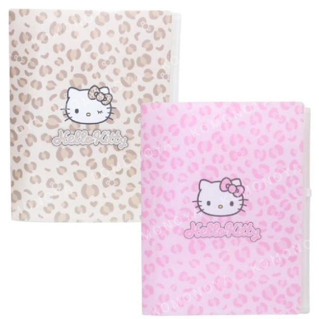 Sanrio 三麗鷗 Hello Kitty A4 6+1多功能資料夾 (豹紋款)