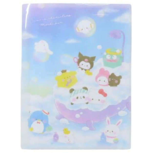 Sanrio 三麗鷗 x 麻糬熊貓 A4 L型10層資料夾 (浴缸款)