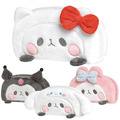 Sanrio 三麗鷗 x 麻糬熊貓 絨毛造型筆袋 (頭套款) Kitty 大耳狗 酷洛米 美樂蒂