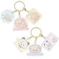 San-X 意志薄弱醬 逃避小狗 壓克力三連鑰匙圈