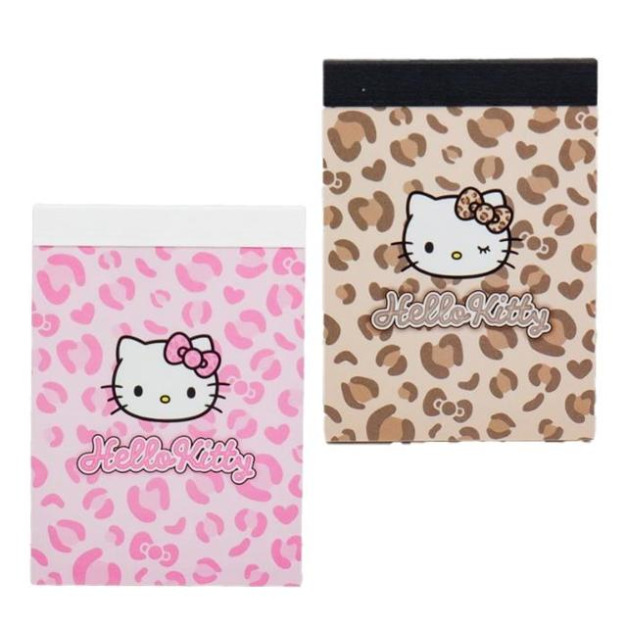 Sanrio 三麗鷗 Hello Kitty 迷你便條本 (豹紋款)