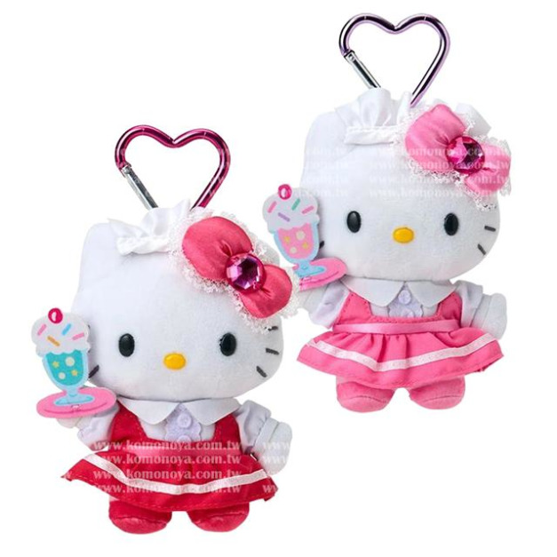 ▲新品特價【限購排單】Sanrio 三麗鷗 Hello Kitty 絨毛玩偶吊飾 (Lovely Frill系列 女僕裝)