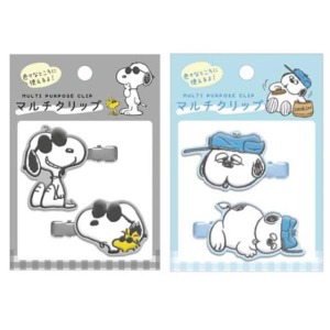 史努比 歐拉夫 矽膠造型髮夾2入組