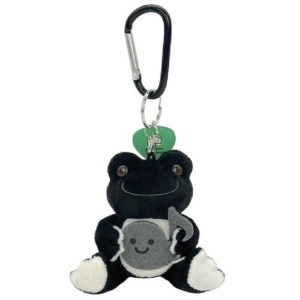 Pickles the Frog 泡菜蛙 絨毛玩偶吊飾 (黑色款)