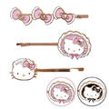 Sanrio 三麗鷗 Hello Kitty 造型鐵髮夾3入組 (Lovely Frill系列 蘿莉塔)