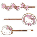 Sanrio 三麗鷗 Hello Kitty 造型鐵髮夾3入組 (Lovely Frill系列 蘿莉塔)_1