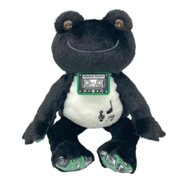 Pickles the Frog 泡菜蛙 絨毛玩偶娃娃 (黑色款)