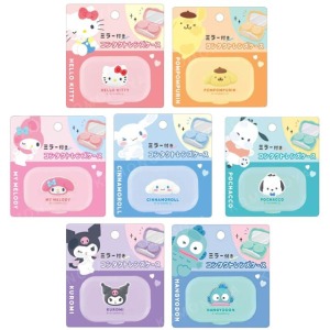 Sanrio 三麗鷗 隱形眼鏡盒 (貼玻璃款) 酷洛米 Kitty 大耳狗 美樂蒂