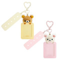 San-X 文字拼圖小卡收納吊飾 (大臉款) 拉拉熊 角落生物 棉花糖兔 意志薄弱醬_1