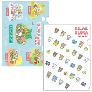 San-X 拉拉熊 A4 L型資料夾 (電動款)