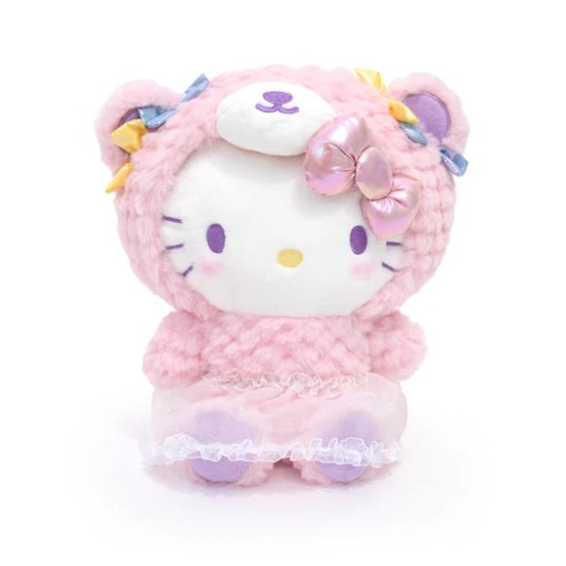 Sanrio 三麗鷗 Hello Kitty 絨毛玩偶娃娃 (緞帶熊)