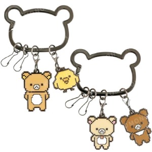 San-X 拉拉熊 金屬造型登山扣鑰匙圈 (電動款)