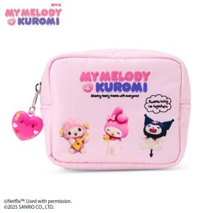 ▲新品特價【限購】Sanrio 三麗鷗 尼龍化妝包 (Netflix原創動畫 My Melody & Kuromi)