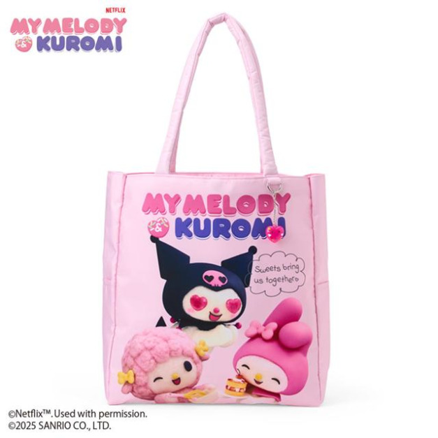 ▲新品特價【限購】Sanrio 三麗鷗 直式肩背袋 (Netflix原創動畫 My Melody & Kuromi)