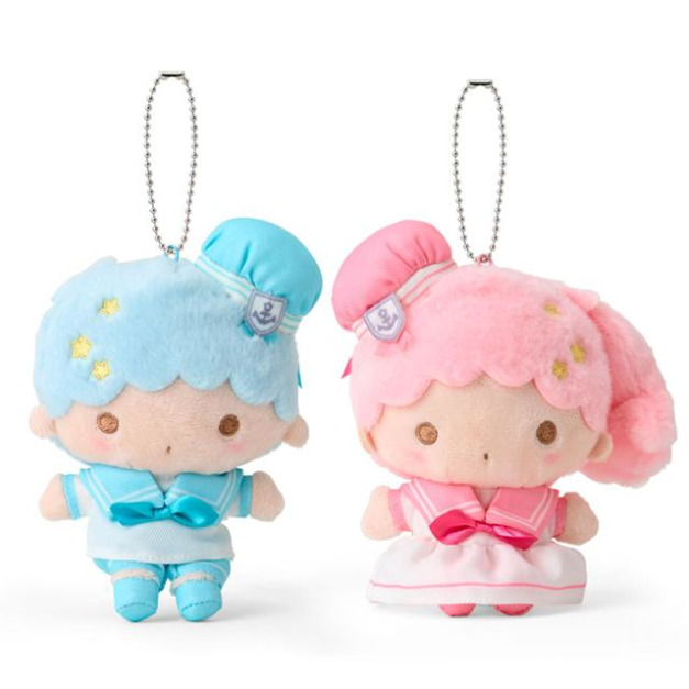 ▲新品特價【限購】Sanrio 三麗鷗 雙子星 絨毛玩偶吊飾 (戀夏38℃水手服)