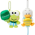 Sanrio 三麗鷗 絨毛玩偶吊飾 (蛙鴨蛙鴨蛙 汽球) 大眼蛙 貝克鴨