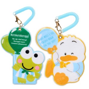 Sanrio 三麗鷗 PVC造型彈簧卡套 (蛙鴨蛙鴨蛙 汽球) 大眼蛙 貝克鴨