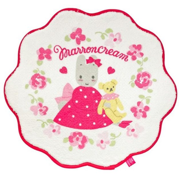 Sanrio 三麗鷗 兔媽媽 絨毛造型地墊 (點點洋裝款)