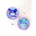 Sanrio 三麗鷗 酷洛米 PVC圓形收納包 (格紋款)