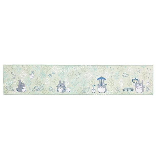宮崎駿 龍貓 長方形絨布地墊 240x45cm (綠植物款)