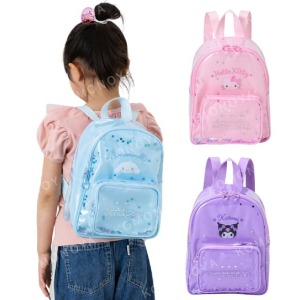 Sanrio 三麗鷗 PVC亮片雙肩包 (流沙款) Kitty 大耳狗 酷洛米