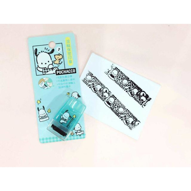 Sanrio 三麗鷗 帕恰狗 滾輪保密印章 (動作款)