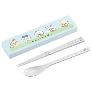 Chiikawa 吉伊卡哇 盒裝兩件式餐具組 (吃飯款)