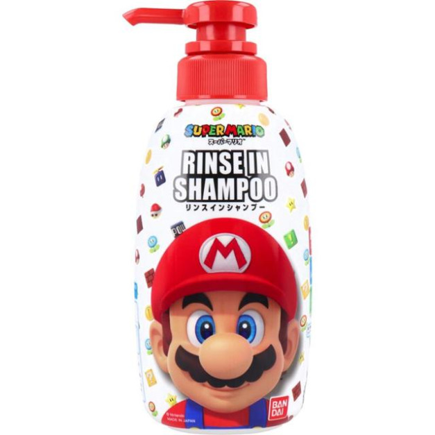 超級瑪利歐 皂香柔順洗髮精 300ml (紅白半身款)