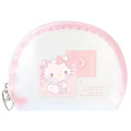 Sanrio 三麗鷗 紗質半圓拉鍊化妝包 (芭蕾緞帶) 酷洛米 美樂蒂 大耳狗_1