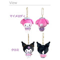 Sanrio 三麗鷗 絨布磁鐵雙吊飾 (好友款) 美樂蒂 酷洛米 大耳狗 摩卡_2