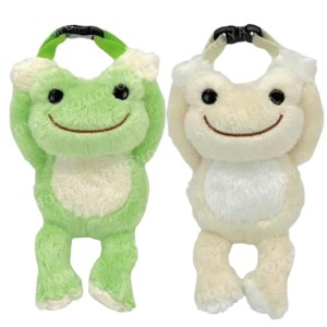 Pickles 泡菜蛙 絨毛玩偶收納包 (舉手款)