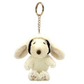 FUWAKUTA 史努比 絨毛玩偶鑰匙圈吊飾 (垂耳兔裝款)_4