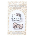 Sanrio 三麗鷗 Hello Kitty 壓克力造型髮夾2入組 (動物紋款)_1