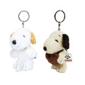 史努比 絨毛玩偶鑰匙圈 糊塗塔克 歐拉夫 貝兒_4
