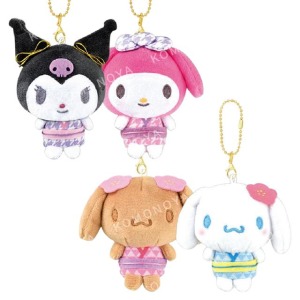 Sanrio 三麗鷗 絨布磁鐵雙吊飾 (好友款) 美樂蒂 酷洛米 大耳狗 摩卡