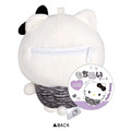 Sanrio 三麗鷗 Hello Kitty 愛心扣環胖胖絨毛零錢包 (動物紋)_4