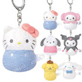 Sanrio 三麗鷗 絨毛玩偶鑰匙圈 (不倒翁款) Kitty 美樂蒂 酷洛米 帕恰狗